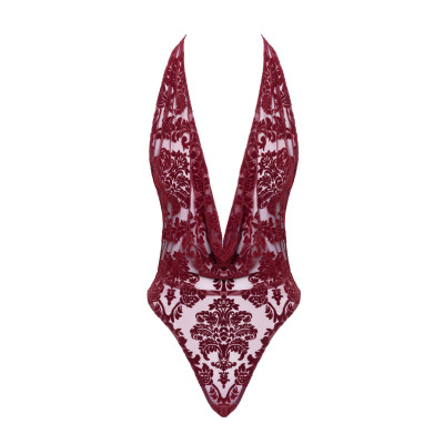Боді Noir Handmade F386 Kink Royal cascade bodysuit XS