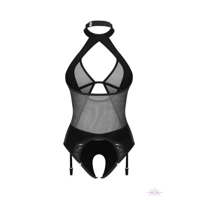 Боді Obsessive Dominna crotchless teddy S/M