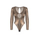 Боді Obsessive Soranna long-sleeved teddy 2XL/3XL-3