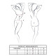 Боді Passion EVALIE BODY white L-6