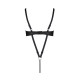 Боді з екошкіри Celine Body black L/XL — Passion: з доступом, відкритий-5