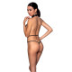 Боді-халтер з екошкіри Passion JANNIES BODY L/XL black-1