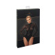 Боді Noir Handmade F321 Edge wetlook and mesh body with rings - M-8