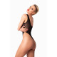 Боді Noir Handmade F322 Paparazzi elastic mesh body - 3XL-1