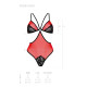 Напівпрозоре боді з мереживом Passion PEONIA BODY XXL/XXXL red-4