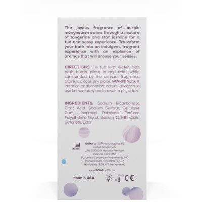 Набір бомбочок для ванни Dona Bath Bomb Sassy Tropical Tease (140 г) Набір бомбочок для ванни Dona Bath Bomb Sassy Tropical Tease (140 г)