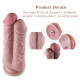 Подвійний дилдо для секс-машин Hismith 8.5″ Two Cocks One Hole Silicone Dildo-1