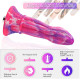 Фалоімітатор для секс-машин Hismith 10.3″ Silicone Monster Dildo Series, система кріплення KlicLok т-3