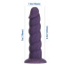 Фалоімітатор Fantasy by Addiction Unicorn Dildo 7” Purple, віброкуля в подарунок-1