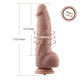Гнучкий фалоімітатор для секс-машин Hismith 9.25″ Silicone Dildo, система KlicLok-3