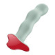 Фалоімітатор Fun Factory BOUNCER Light Green, кульки всередині, ефект вібрації, діаметр 3,9 см-1
