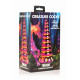 Фентезійний фалоімітатор Creature Cocks Twilight Rainbow Glass Dildo-3
