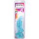Фентезійний фалоімітатор Doc Johnson Crystal Jellies - Invader Dong 8.5 Inch - Teal-4