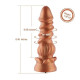 Силіконовий дилдо Hismith Spiral Grain Silicone Dildo Monster Series-1
