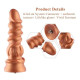 Силіконовий дилдо Hismith Spiral Grain Silicone Dildo Monster Series-2