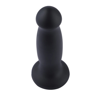Силіконовий фалоімітатор для секс-машин Hismith 7.2" Black Silicone Anal Dildo, система KlicLok