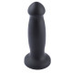 Силіконовий фалоімітатор для секс-машин Hismith 7.2" Black Silicone Anal Dildo, система KlicLok-3