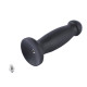 Силіконовий фалоімітатор для секс-машин Hismith 7.2" Black Silicone Anal Dildo, система KlicLok-8