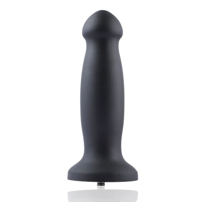 Силіконовий фалоімітатор для секс-машин Hismith 7.2" Black Silicone Anal Dildo, система KlicLok