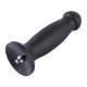 Силіконовий фалоімітатор для секс-машин Hismith 7.2" Black Silicone Anal Dildo, система KlicLok-6