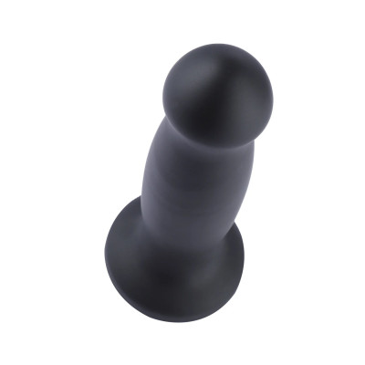 Силіконовий фалоімітатор для секс-машин Hismith 7.2" Black Silicone Anal Dildo, система KlicLok