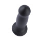 Силіконовий фалоімітатор для секс-машин Hismith 7.2" Black Silicone Anal Dildo, система KlicLok-2