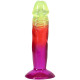 Дилдо Doc Johnson Crystal Jellies - 6.5 Inch Classic Dong - Rainbow-2