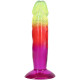 Дилдо Doc Johnson Crystal Jellies - 6.5 Inch Classic Dong - Rainbow-3
