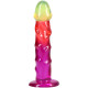 Дилдо Doc Johnson Crystal Jellies - 7.5 Inch Classic Dong - Rainbow-3
