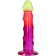 Дилдо Doc Johnson Crystal Jellies - 7.5 Inch Classic Dong - Rainbow-2