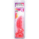 Фентезійний фалоімітатор Doc Johnson Crystal Jellies - Invader Dong 8.5 Inch - Pink-4
