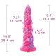 Силіконовий дилдо Hismith Awl Shape Silicone Dildo Monster Series-1