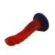 Силіконовий дилдо Hismith 8.35" Curved Silicone Dildo Red Monster Series-2