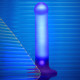 Дилдо, що світиться Strap-On-Me Glow-LED Dildo Purple - M-6