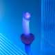 Дилдо, що світиться Strap-On-Me Glow-LED Dildo Purple - M-5