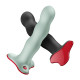 Фалоімітатор Fun Factory BOUNCER Black, кульки всередині, ефект вібрації, діаметр 3,9 см-5