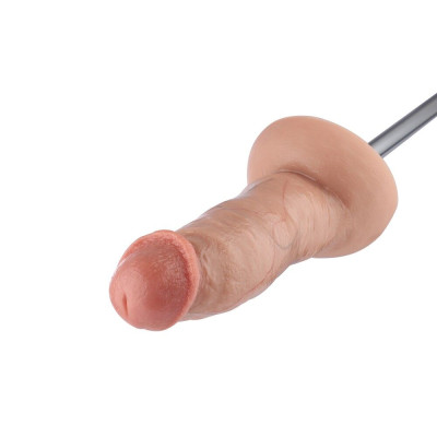 Гіперреалістичний силіконовий фалоімітатор для секс-машин Hismith Hyper Realistic Silicone Dildo, си