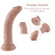 Реалістичний фалоімітатор для секс-машин Hismith 7.5″ Flexible Silicone Dildo, система KlicLok-1