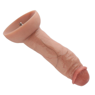 Гіперреалістичний силіконовий фалоімітатор для секс-машин Hismith Hyper Realistic Silicone Dildo, си