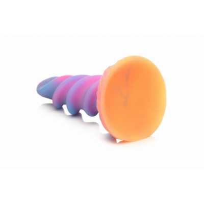 Фентезійний фалоімітатор Creature Cocks Glow-in-the-Dark Unicorn Dildo