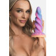 Фентезійний фалоімітатор Creature Cocks Glow-in-the-Dark Unicorn Dildo-5