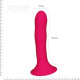 Дилдо з присоскою Adrien Lastic Hitsens 4 Pink, відмінно для страпона, діаметр 3,7 см, довжина 17,8-1
