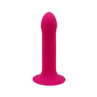 Дилдо з присоскою Adrien Lastic Hitsens 2 Pink, відмінно для страпона, макс діаметр 4 см, довжина 16