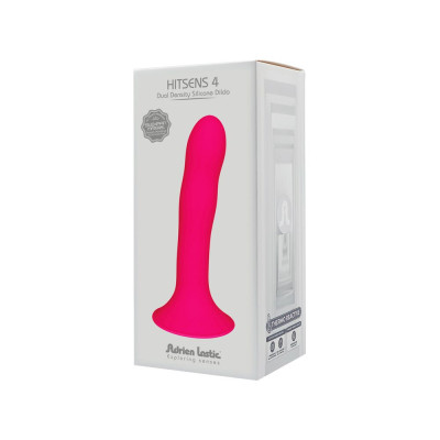 Дилдо з присоскою Adrien Lastic Hitsens 4 Pink, відмінно для страпона, діаметр 3,7 см, довжина 17,8 Дилдо з присоскою Adrien Lastic Hitsens 4 Pink, відмінно для страпона, діаметр 3,7 см, довжина 17,8
