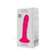 Дилдо з присоскою Adrien Lastic Hitsens 4 Pink, відмінно для страпона, діаметр 3,7 см, довжина 17,8-5