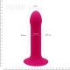 Дилдо з присоскою Adrien Lastic Hitsens 2 Pink, відмінно для страпона, макс діаметр 4 см, довжина 16-1