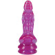 Фентезійний фалоімітатор Doc Johnson Crystal Jellies - Invader Dong 8.5 Inch - Purple-3