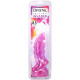 Фентезійний фалоімітатор Doc Johnson Crystal Jellies - Invader Dong 8.5 Inch - Purple-4