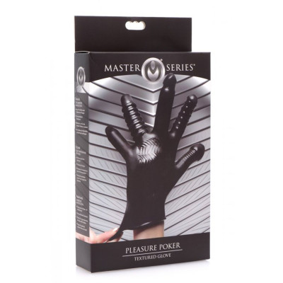 Рукавичка з різними текстурами Master Series Pleasure Poker Textured Glove