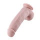 Силіконовий фалоімітатор для секс-машин Hismith 8.3″ Silicone Dildo, вигнутий, система KlicLok-3